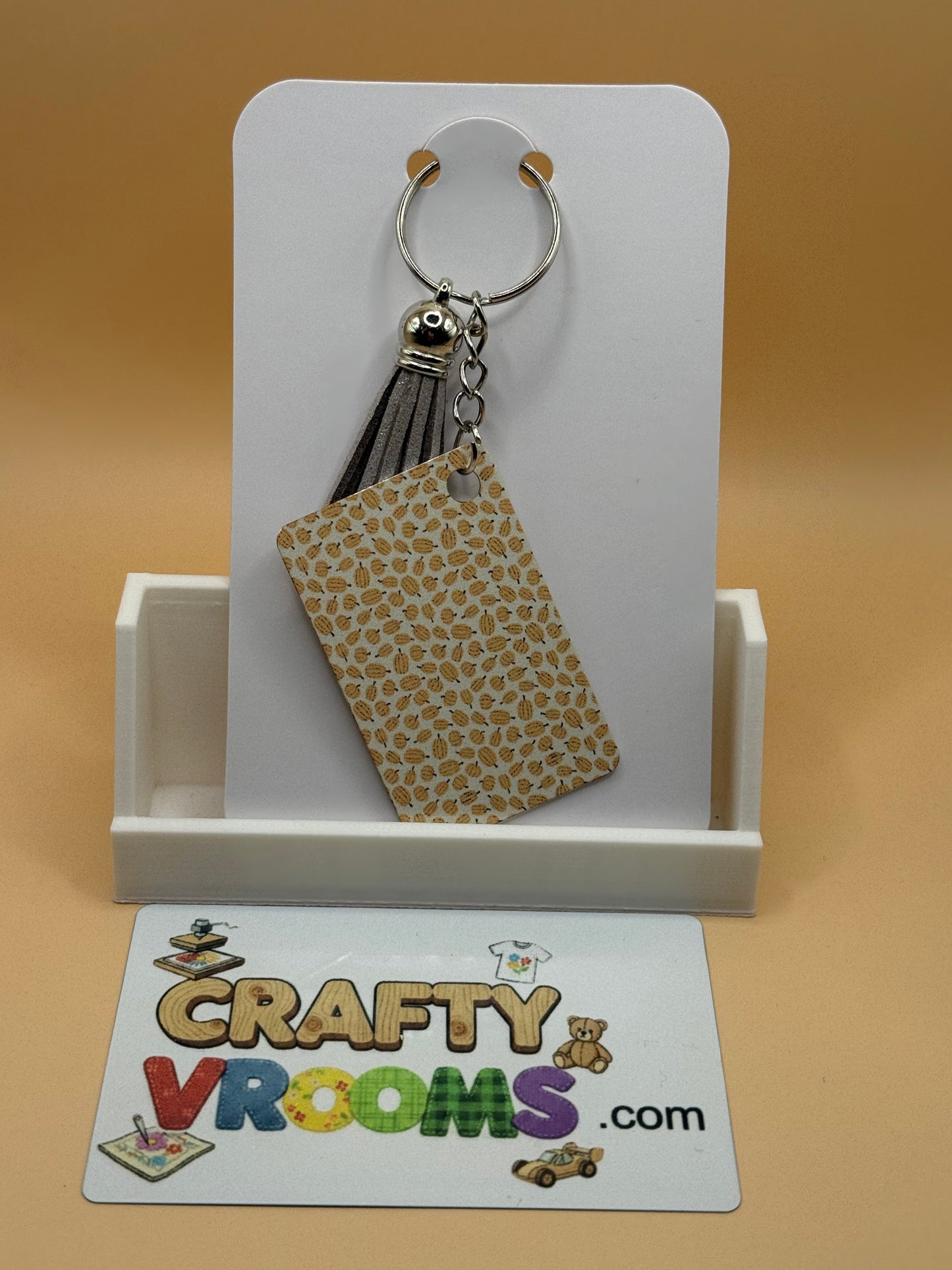 Rectangle keychain w/tassel - Academia journal