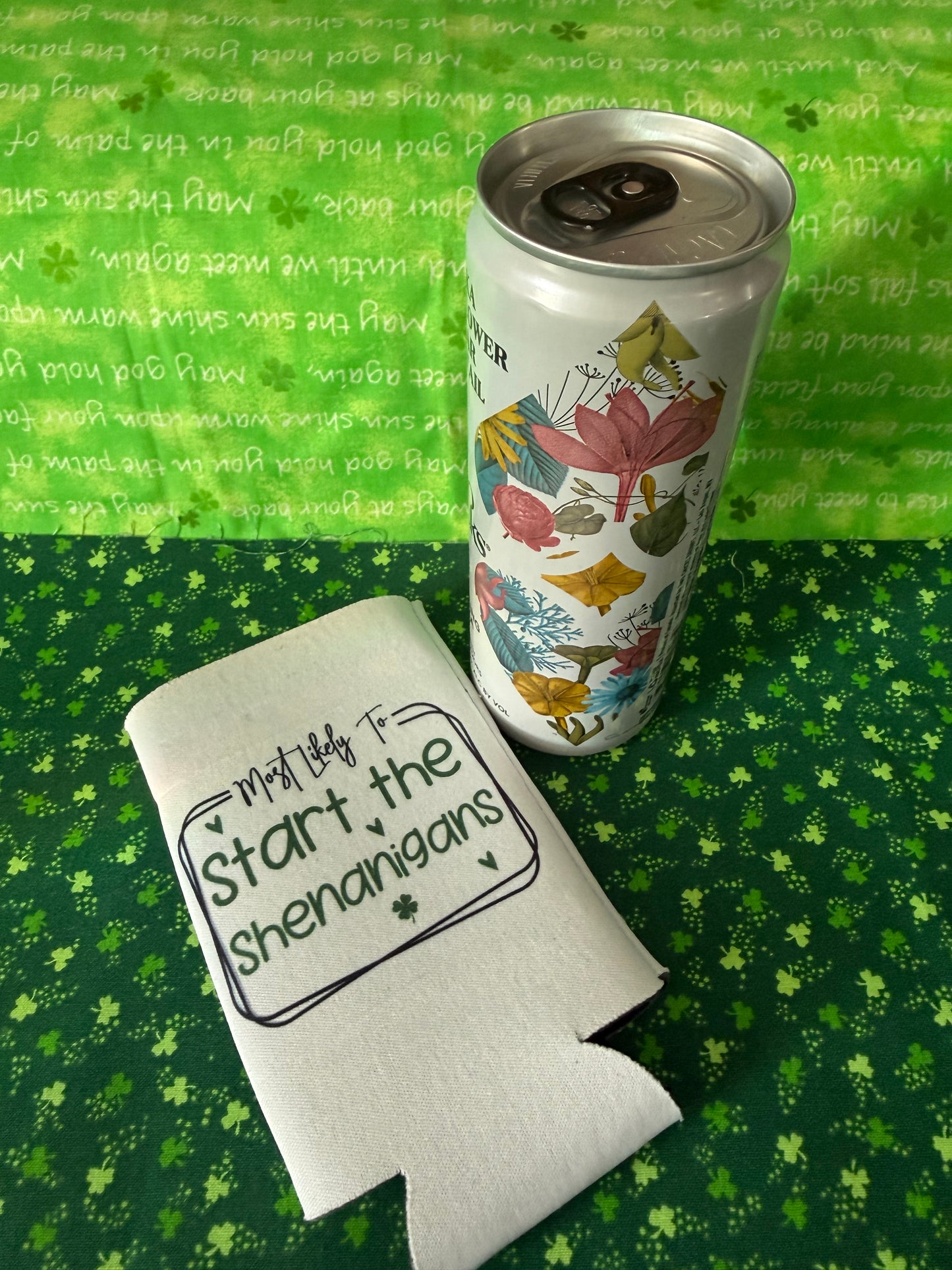 Skinny can koozie - Start Shenanigans
