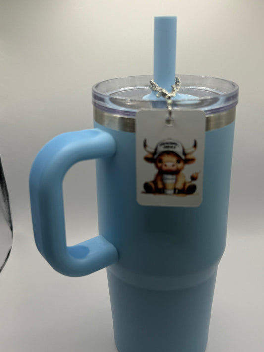 Rectangle charm for tumbler or bag - Expresso yourself