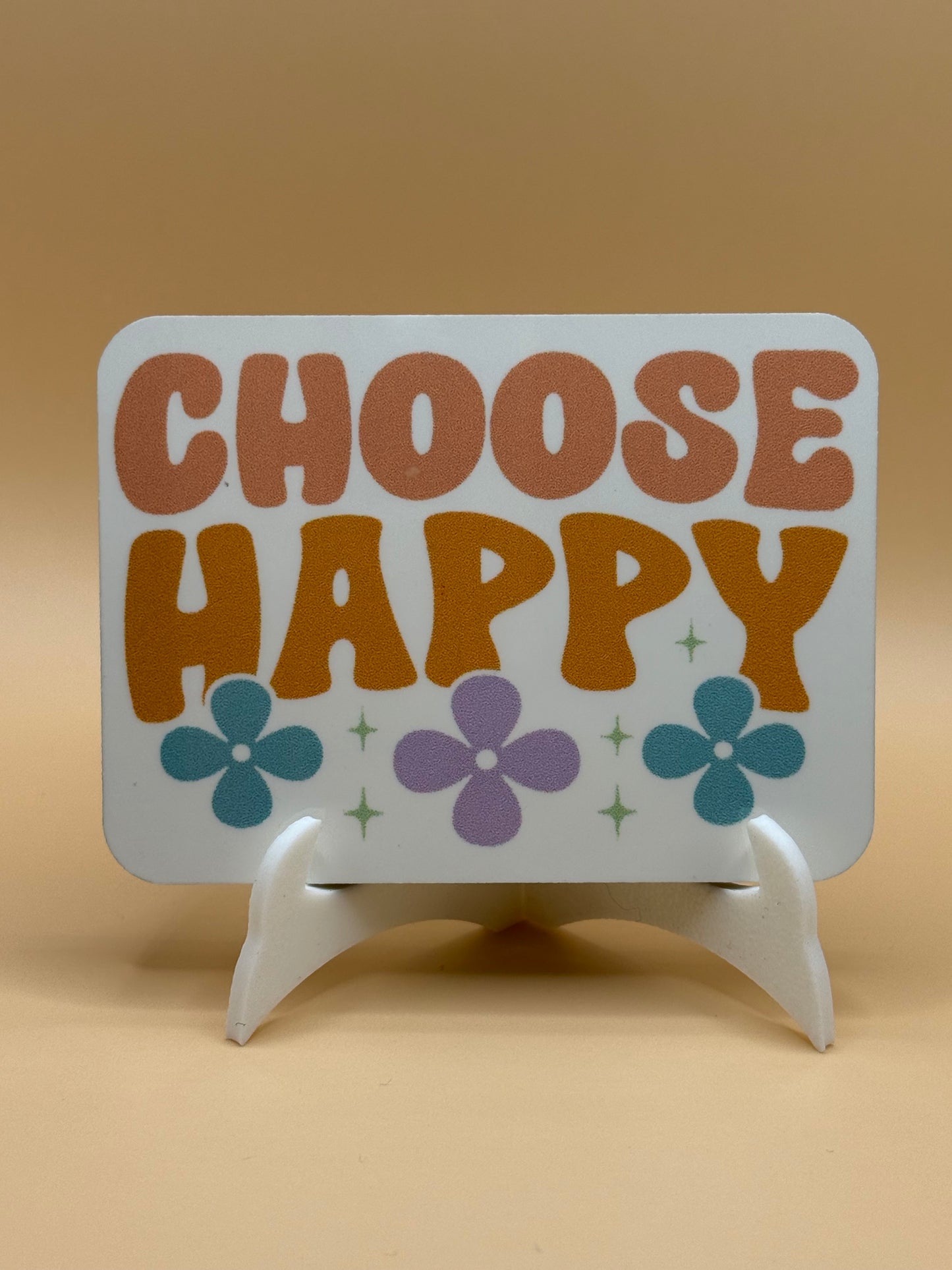 Choose happy  2 x 3