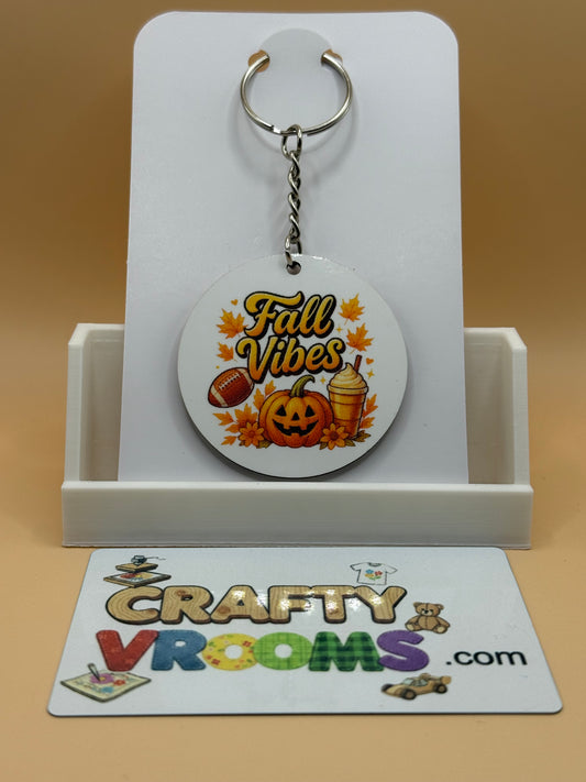 Round keychain - fall vibes