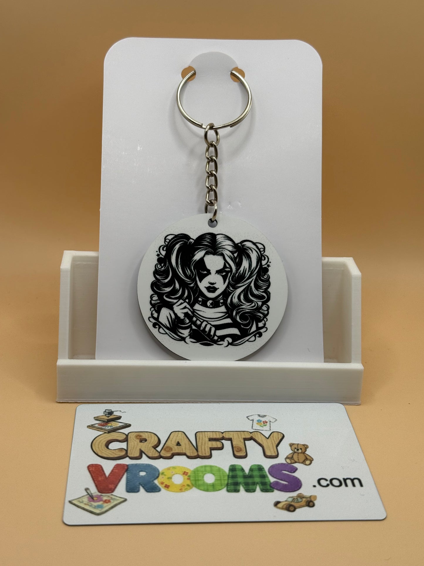 Round keychain - Movie villian