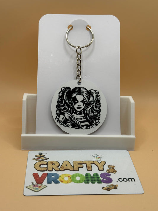 Round keychain - Movie villian