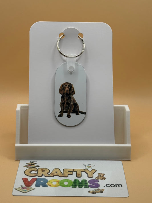 Oval keychain - Irish Setter
