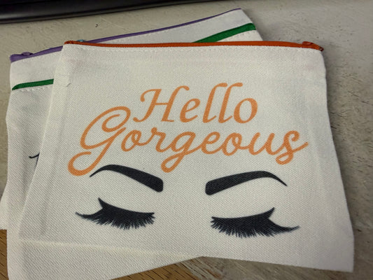 Makeup zipper bag