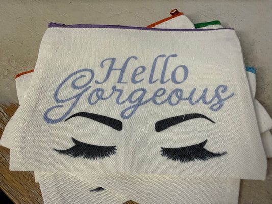 Makeup zipper bag