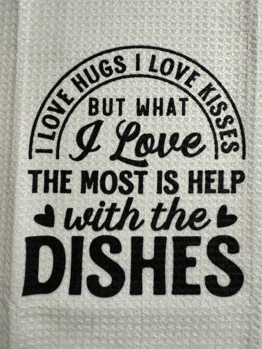 I love hugs & kisses Towels